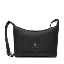 Torebka Beverly Hills Polo Club. Czarne listonoszki damskie Beverly Hills Polo Club, bez wzorów, bez dodatków. Za 199.99 zł.