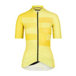 Damski jersey Bioracer Epic. Żółte koszulki sportowe damskie BIORACER, bez wzorów, z jersey, bez kołnierzyka, bez ramiączek, rowerowe. Za 443.00 zł.