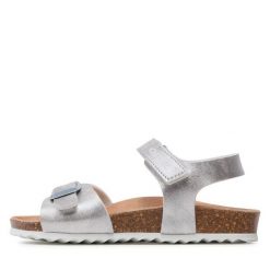 Sandały Geox. Czerwone sandały dziewczęce Geox, bez zapięcia. Za 179.99 zł.