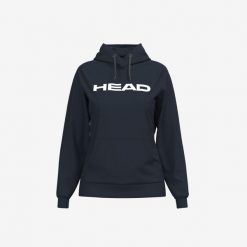 Bluza damska z kapturem Head Club Original. Niebieskie bluzy sportowe damskie Head, bez wzorów, z kapturem, tenisowe. W wyprzedaży za 207.00 zł.