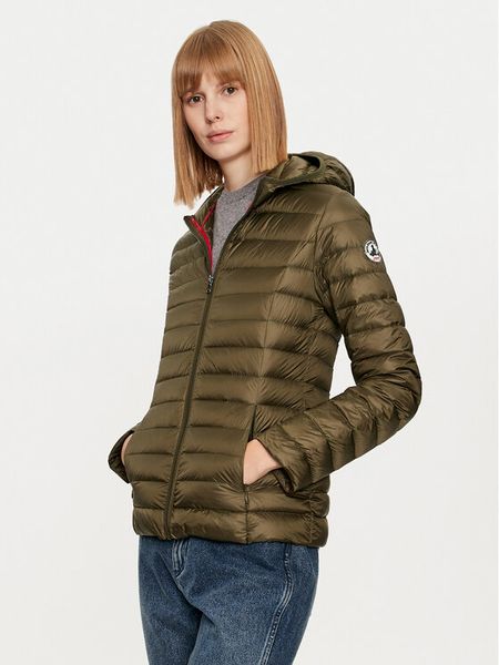 Jott Kurtka puchowa Cloe P000WDOW01 Zielony Slim Fit. Zielone kurtki damskie jott, l, bez wzorów, z puchu, bez kaptura. Za 539.99 zł.