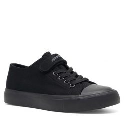 Trampki Sprandi. Czarne trampki i tenisówki chłopięce Sprandi, bez wzorów, bez zapięcia. Za 59.99 zł.