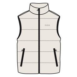 Kamizelka Rox R-nevis Biała. Białe kurtki męskie ROXON, m, bez wzorów, z puchu, bez kaptura. Za 198.99 zł.