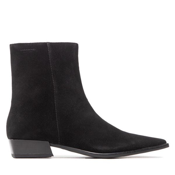 Botki Vagabond Shoemakers. Czarne botki damskie Vagabond Shoemakers, bez obcasa, na płaskiej podeszwie, bez zapięcia. Za 694.99 zł.
