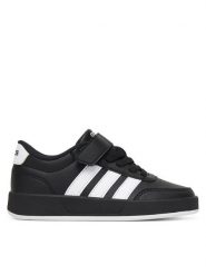 Adidas Sneakersy Breaknet 3.0 JS3687 Czarny. Czarne buty sportowe dziewczęce Adidas, bez wzorów, ze skóry, bez zapięcia. Za 179.99 zł.