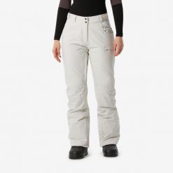 Spodnie snowboardowe damskie Dreamscape SNB 500. Brązowe spodnie materiałowe damskie DREAMSCAPE, na zimę, m, bez wzorów, z materiału, sportowe, narciarskie. Za 449.99 zł.
