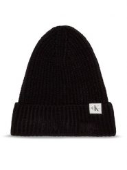 Calvin Klein Jeans Czapka Monogram IU0IU00440 Czarny. Czarne buty zimowe chłopięce Calvin Klein Jeans, bez wzorów, z jeansu. Za 149.99 zł.