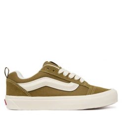Tenisówki Vans. Zielone trampki męskie Vans, bez wzorów, bez zapięcia. Za 399.99 zł.