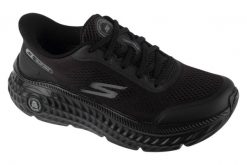 Buty sportowe Sneakersy damskie, Slip-ins: Max Cushioning Hyper Craze 2.0. Czarne obuwie sportowe damskie Skechers, bez wzorów, z materiału, trekkingowe. Za 499.99 zł.