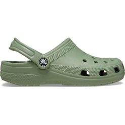Crocs Clásico Zueco. Zielone skarpety damskie Crocs, bez wzorów. Za 224.96 zł.