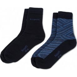 Zestaw 2 par wysokich skarpet unisex BUGATTI - 6283 Dark Navy 545. Skarpety damskie marki Bugatti. W wyprzedaży za 29.00 zł.