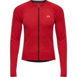 Koszulka z długim rękawem z pełnym zamkiem błyskawicznym Newline Core. Czerwone bluzy męskie Newline, s, bez wzorów, z materiału, bez kołnierzyka, bez ramiączek, rowerowe. Za 377.00 zł.