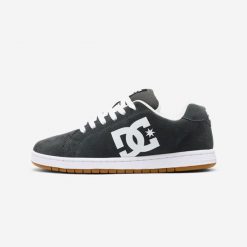 Buty na deskorolkę dla dorosłych DC Shoes Gaveler. Białe buty sportowe męskie DC Shoes, z nubiku, bez zapięcia. Za 289.99 zł.