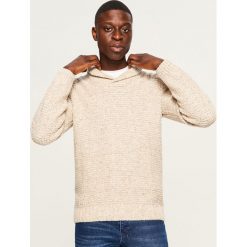 Sweter - Beżowy. Brązowe swetry przez głowę męskie Reserved. Za 159.99 zł.