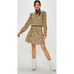 Scotch & Soda - Sukienka. Czarne sukienki damskie Scotch & Soda, l, bez wzorów, z materiału, casualowe, bez kołnierzyka, bez ramiączek. W wyprzedaży za 299.90 zł.