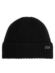 Barbour Czapka MHA0449BK11 Czarny. Czarne czapki i kapelusze damskie Barbour, na zimę, bez wzorów, z wełny. Za 244.99 zł.