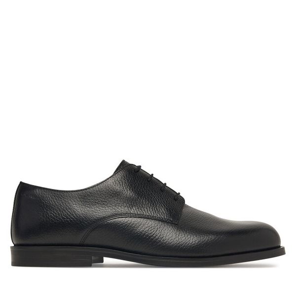 Półbuty Calvin Klein. Czarne eleganckie półbuty Calvin Klein, wizytowe, bez zapięcia. Za 649.99 zł.