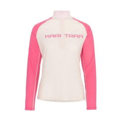 Koszulka z długim rękawem damska 1/2 zip Kari Traa Ella. Niebieskie koszulki sportowe damskie Kari Traa, m, bez wzorów, z jersey, bez kołnierzyka, bez ramiączek. Za 378.00 zł.