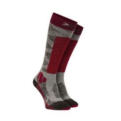 Skarpety narciarskie damskie X-Socks Ski Rider Silver 4.0 Red Grey. Czerwone skarpety damskie X-Socks, bez wzorów. Za 95.00 zł.