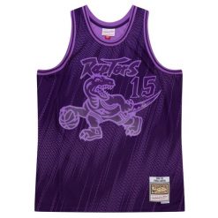 Jersey Toronto Raptors Monochrome Swingman. Fioletowe koszulki sportowe męskie Mitchell & Ness, bez wzorów, z jersey, bez kołnierzyka, bez ramiączek, do koszykówki. Za 632.50 zł.