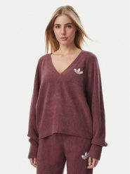 Adidas Sweter Essentials IA4443 Brązowy ciemny Loose Fit. Brązowe swetry damskie Adidas, l, bez wzorów, z syntetyku, bez kołnierzyka, bez ramiączek, bez kaptura. Za 279.99 zł.