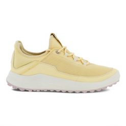 Damskie buty do golfa bez kolców Ecco Core Mesh. Żółte obuwie sportowe damskie ecco, bez wzorów, z meshu, na golfa. Za 516.00 zł.