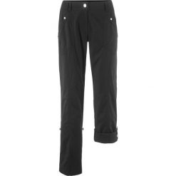 Legginsy z połyskującą powłoką bonprix oberżyna. Fioletowe legginsy damskie bonprix, bez wzorów, ze skóry. Za 59.99 zł.