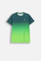 Koszulka sportowa dla dzieci wielokolorowa Lemon Explore WL6 z krótkim rękawem. Zielone t-shirty dla chłopców LEMON explore, bez wzorów, z materiału, bez ramiączek. Za 49.90 zł.