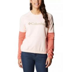 Bluza dresowa turystyczna damska Columbia Windgates Crew. Czerwone bluzy sportowe damskie Columbia, xs, bez wzorów, z dresówki, bez kaptura, trekkingowe. W wyprzedaży za 251.00 zł.