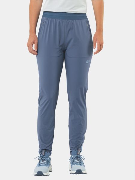 Jack Wolfskin Spodnie dresowe Prelight Chill 1508961 Niebieski Regular Fit. Niebieskie spodnie dresowe damskie Jack Wolfskin, m, bez wzorów, z dresówki. Za 419.99 zł.