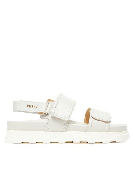 Furla Sandały Sporty Chic YJ52SPC Y62000 1704S Écru. Obuwie sportowe damskie Furla, bez wzorów, ze skóry, bez obcasa, na płaskiej podeszwie, bez zapięcia. Za 1,159.00 zł.