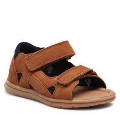 Sandały Lasocki Kids. Brązowe sandały chłopięce Lasocki Kids, bez zapięcia. Za 99.99 zł.