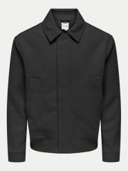 Only & Sons Kurtka bomber Wayne 22031267 Czarny Regular Fit. Czarne kurtki męskie Only & Sons, l, bez wzorów, z wełny, bez kaptura. Za 289.99 zł.