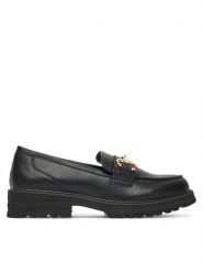 JENNY Loafersy WYL3647-5 Czarny. Czarne mokasyny damskie Jenny, z materiału. Za 159.99 zł.