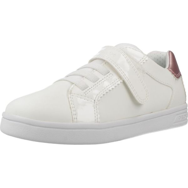 Buty GEOX J DJROCK GIRL Biały. Białe trekkingi damskie Geox, trekkingowe. Za 134.99 zł.