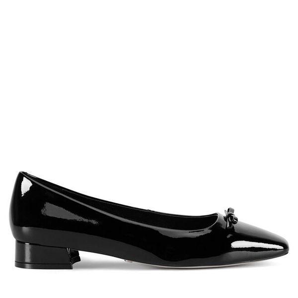 Baleriny GINO ROSSI. Czarne baleriny damskie Gino Rossi, bez wzorów, bez obcasa. Za 269.99 zł.