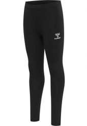 Legginsy dziewczęce Hummel Onze. Czarne legginsy dla dziewczynek Hummel, bez wzorów, z bawełny. Za 144.00 zł.