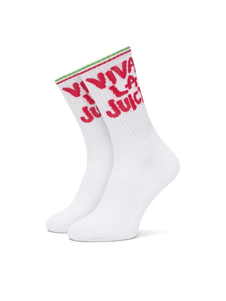 Juicy Couture Skarpety długie Viva JCAXS125718 Biały. Białe skarpety damskie Juicy Couture, bez wzorów, z bawełny. Za 39.99 zł.