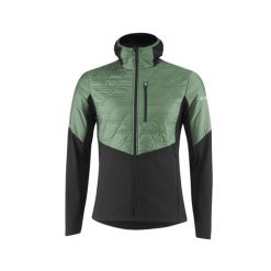 Kurtka hybrydowa Löffler Alex PL60. Zielone kurtki męskie LOFFLER, l, bez wzorów, trekkingowe. Za 1,034.00 zł.