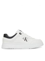 Calvin Klein Jeans Sneakersy Low Cut Lace-Up Sneaker V3X9-82090-1355 S Biały. Białe buty sportowe chłopięce Calvin Klein Jeans, bez wzorów, z jeansu, bez zapięcia. Za 229.99 zł.