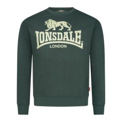 Bluza Lonsdale Go Sport. Zielone bluzy męskie Lonsdale, m, bez wzorów, bez kaptura. Za 245.00 zł.