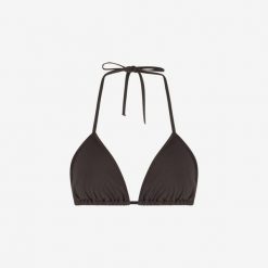 Damski premium bikini top trójkątny do pływania & surfingu - Brązowy. Brązowe bikini damskie WALLIEN, xl, bez wzorów. Za 209.00 zł.