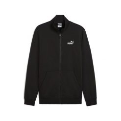 Męska kurtka dresowa Essentials z logo No. 1 PUMA Black. Czarne kurtki sportowe męskie Puma, m, bez wzorów, z dresówki, do biegania. Za 229.00 zł.