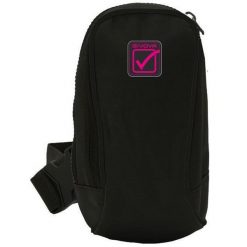 Saszetka na ramię Givova Czarno-fuksja. Czerwone torby i plecaki dziecięce Givova, z materiału. Za 165.99 zł.