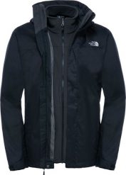 Kurtka męska The North Face Evolve II Triclimate czarna r. L. Czarne kurtki męskie The North Face, l, bez wzorów, bez kaptura. Za 861.58 zł.