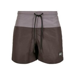 Szorty kąpielowe Urban Classics Block. Czarne krótkie spodenki sportowe męskie Urban Classics, m, bez wzorów, z materiału. Za 97.35 zł.