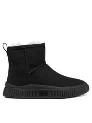 Geox Kozaki J Laquinny Girl J56M3C 000AU C9999 M Czarny. Czarne buty zimowe dziewczęce Geox, bez wzorów, ze skóry, bez zapięcia. Za 299.99 zł.