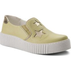 Półbuty LASOCKI - WI23-PIETRA-13 Żółty Jasny. Półbuty damskie marki Lasocki. Za 149.99 zł.