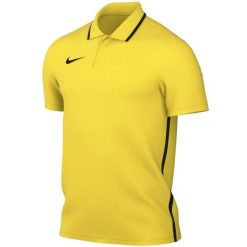 Koszulka męska Nike Dri-Fit Park 26 Polo. Żółte koszulki sportowe męskie Nike, m, bez wzorów, z poliesteru, bez kołnierzyka, bez ramiączek, dri-fit (nike). Za 89.99 zł.