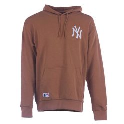Bluza New Era League Essntls Os Hoody Neyyan Stfwhi Dorosłych. Brązowe bluzy męskie New Era, s, bez wzorów, z bawełny, z kapturem. Za 362.85 zł.